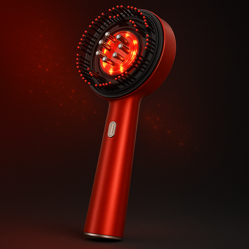 LuxeKnead Brush - Red Light Hair Massager & Comb